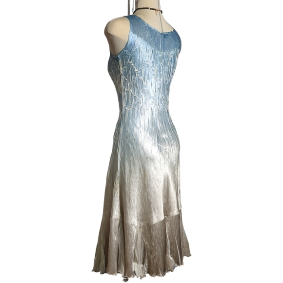 Komarov Luxury Designer Flare pleated Dress Size S - Picture 9 of 16